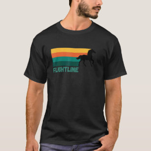 Camiseta Flightline Black Thoroughbed Carreras Del Mar Sa