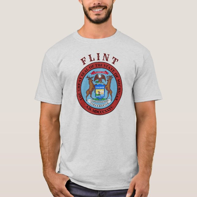 Camiseta Flint, Michigan (Anverso)