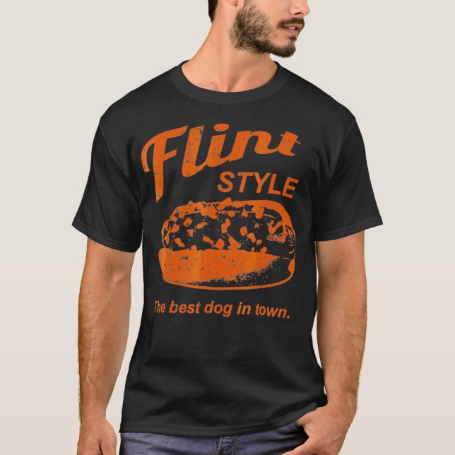 Camiseta Flint Style Coney Hot Dog (Anverso)