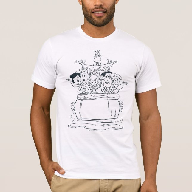 Camiseta Flintstones Families1 (Anverso)