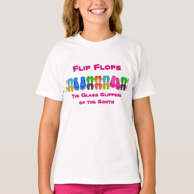 Camiseta Flip-flop divertido (Anverso)