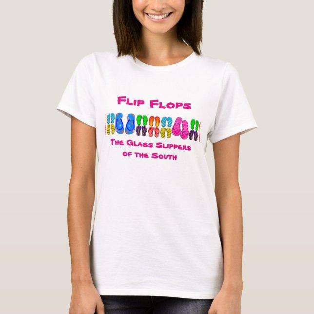 Camiseta Flip-flop divertido (Anverso)