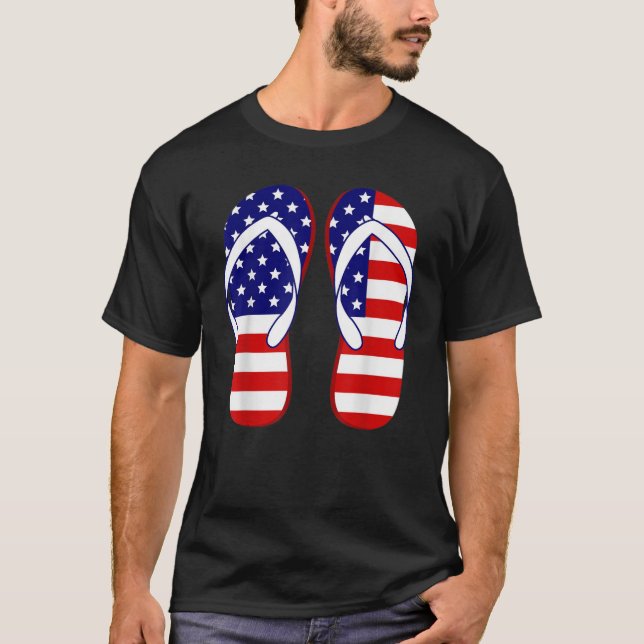 Camiseta FLIP FLOP EE.UU. Es el verano en América (Anverso)