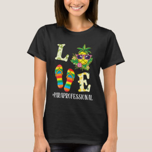 Camiseta Flip Flop Pinapple Flowers Love Summer Days Parapr