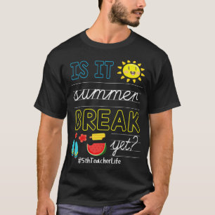 Camiseta Flip Flop Sun Is It Summer Break And Five Grop Tea