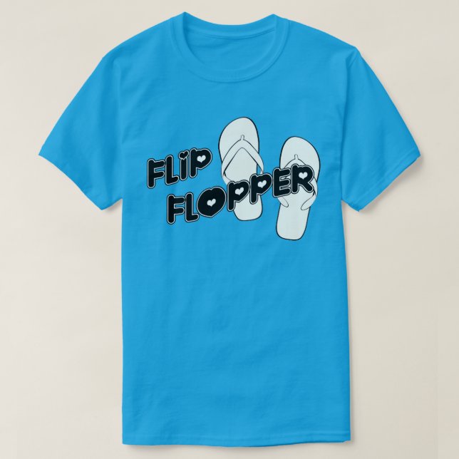 Camiseta Flip Flopper (Diseño del anverso)
