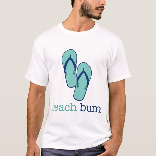 Camiseta Flip Flops Beach Bum (Anverso)