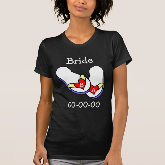 Camiseta Flip Flops boda (Anverso)