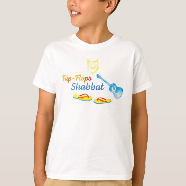 Camiseta Flip-Flops Shabbat (Anverso)