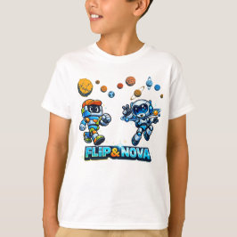 Camiseta FLIP & NOVA: Aventura de aprendizaje en la galaxia