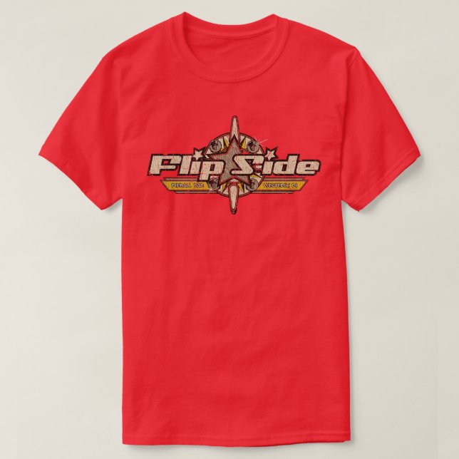 Camiseta Flip Side Pinball Bar 2017 (Diseño del anverso)