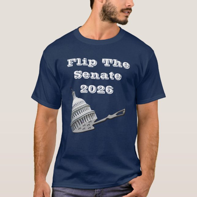 Camiseta Flip The Senate Vote Blue 2026 (Anverso)
