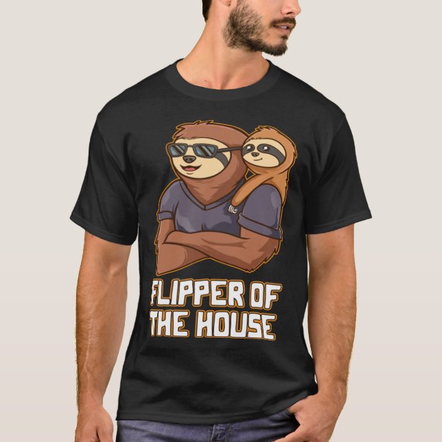 Camiseta Flipper of the House Daddy Hard Work Dad Dedicatio (Anverso)