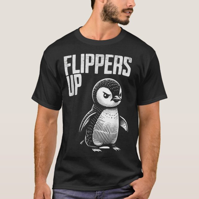 Camiseta Flippers en contra de la protesta sutil contra la  (Anverso)