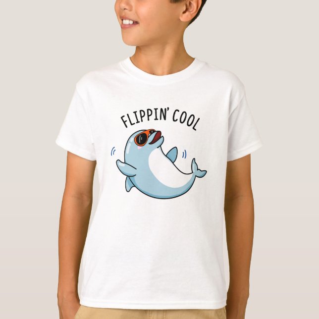 Camiseta Flippin Guay Funny Dolphin Pun (Anverso)