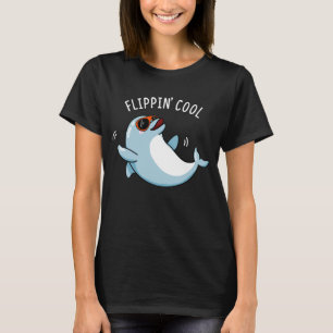 Camiseta Flippin Guay Funny Dolphin Pun Dark BG