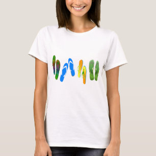 Camiseta Flips-flopes de la playa
