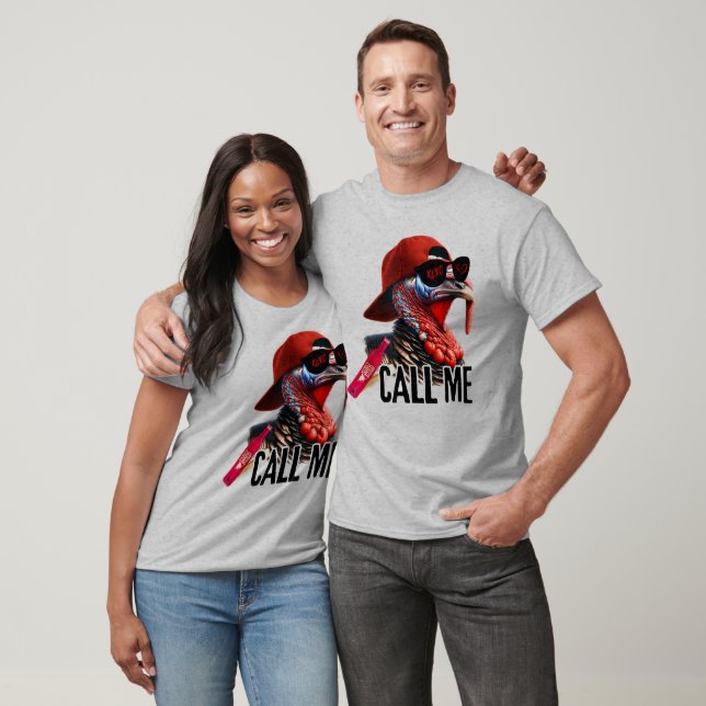 Camiseta "Flirtin’ Fowl - Llámame Tal Vez" (Unisexo)