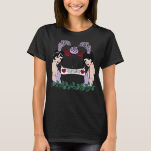 Camiseta Flirty queer chicas de flapper de los años 1920 re