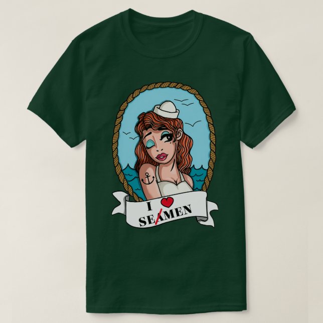 Camiseta Flirty Sailor Chica (Diseño del anverso)