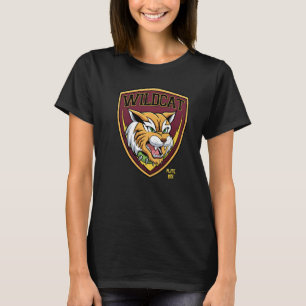 Camiseta Flite Boi Bethune Cookman Wildcats Shield Graphic
