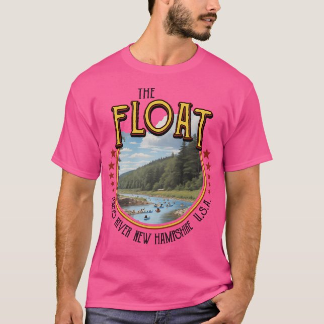 Camiseta Float Saco River New Hampshire Tubing (Anverso)