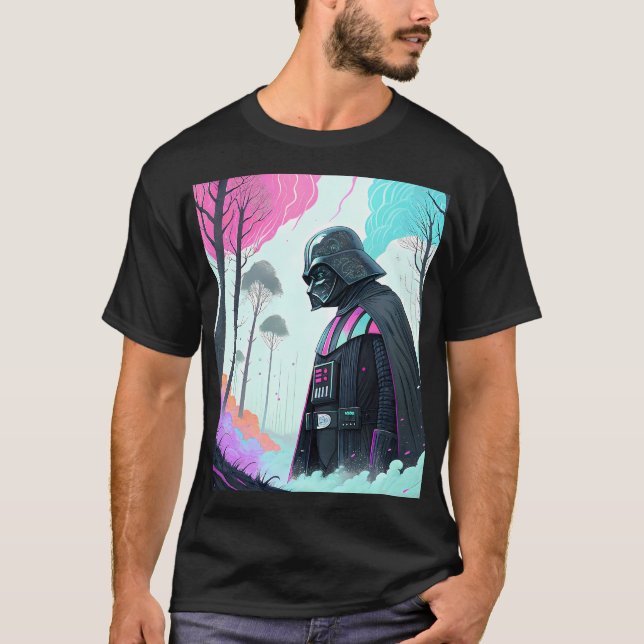 Camiseta Floating Astronaut in Space Suit Illustration (Anverso)