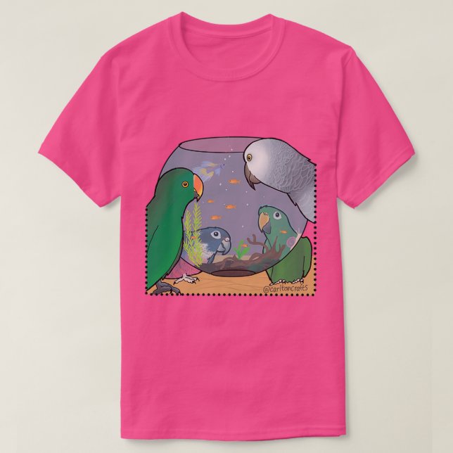 Camiseta Flock and Fish Classic TShirt (Diseño del anverso)