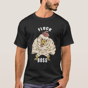 Camiseta Flock Boss flock Boss Huhn Love Roosters
