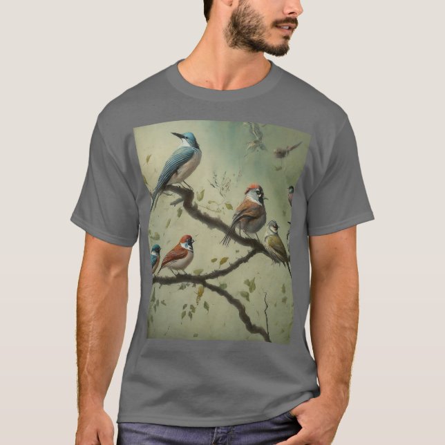 Camiseta Flock en la fondedura (Anverso)