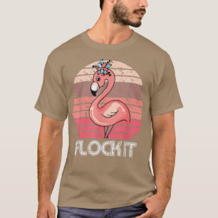Camiseta Flock It, Cute Flamingo Para Hombres Mujeres, Dive