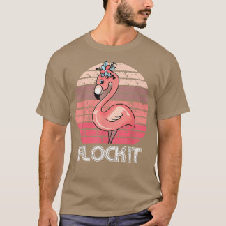 Camiseta Flock It, Cute Flamingo Para Hombres Mujeres, Dive