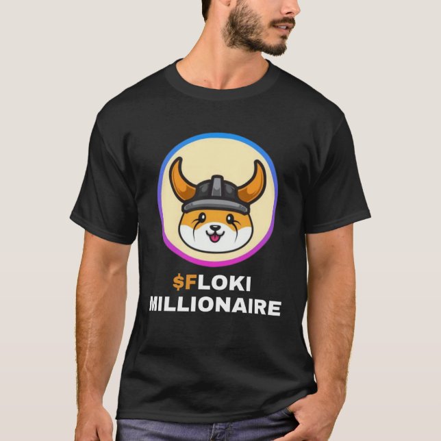 Camiseta Floki Millionaire Floki Inu Token Coin Crypto Hodl (Anverso)