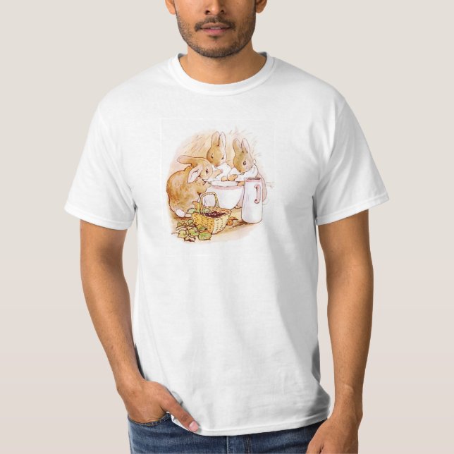 Camiseta Flopsy Mopsy Y Cottontail Beatrix Potter (Anverso)