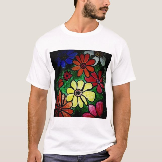 Camiseta flor (Anverso)