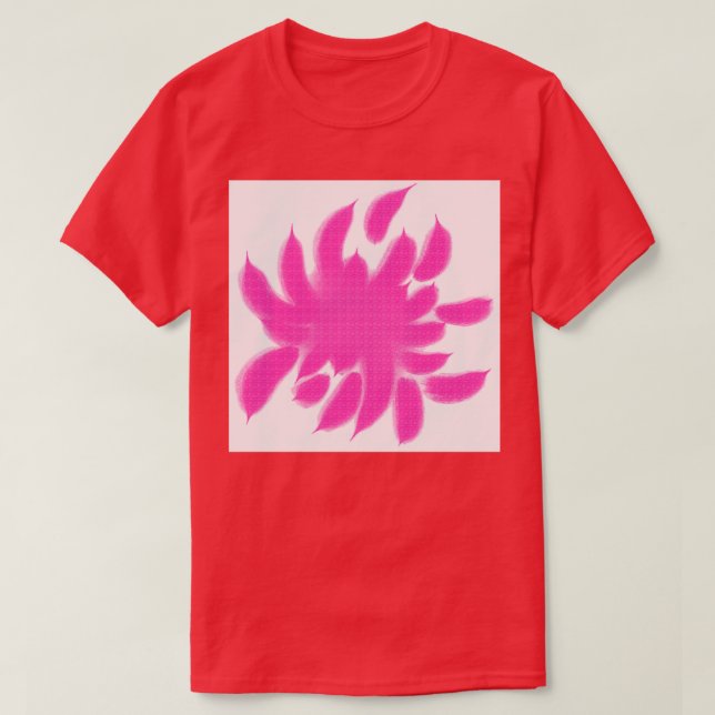Camiseta flor14 (Diseño del anverso)