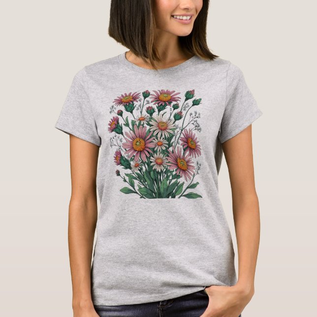Camiseta Flor 3 (Anverso)