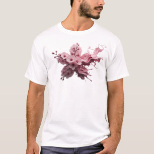 Camiseta Flor ABSTRACTA Elegante 32 Arte Original