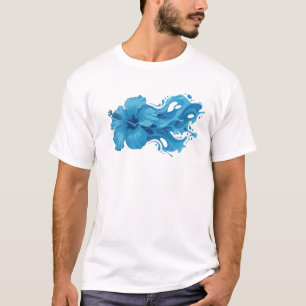 Camiseta Flor abstracta moderna 10 Diseño de Arte