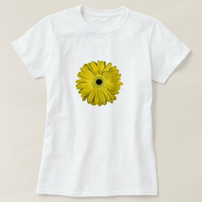 Camiseta Flor amarilla (Diseño del anverso)