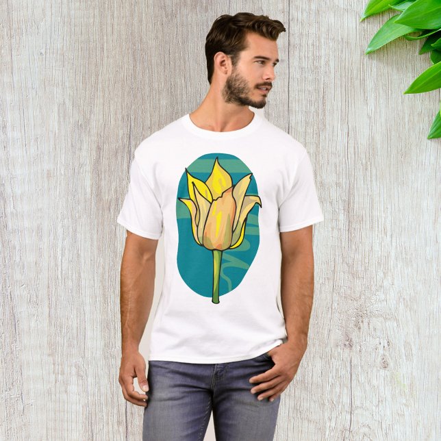 Camiseta Flor amarilla (Subido por el creador)
