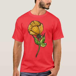 Camiseta Flor amarilla