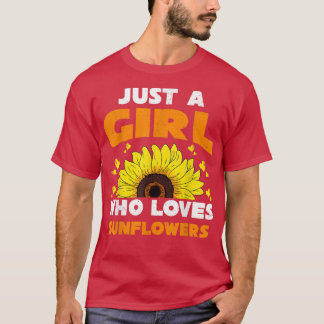 Camiseta Flor amarilla girasol Chicas mujeres Sunshine