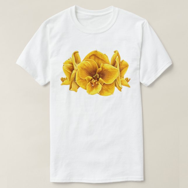 Camiseta - Flor Amarillo Sol (Diseño del anverso)