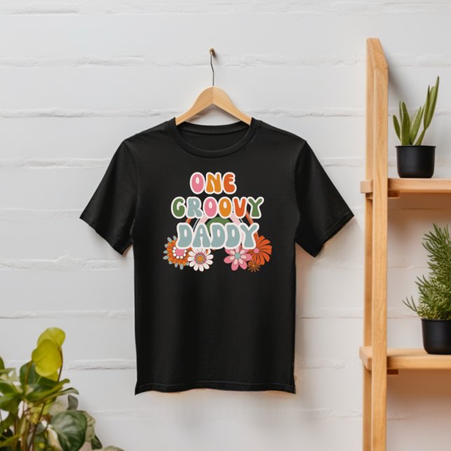 Camiseta Flor arco iris retro de Reel Guay Groovy Dad (Subido por el creador)