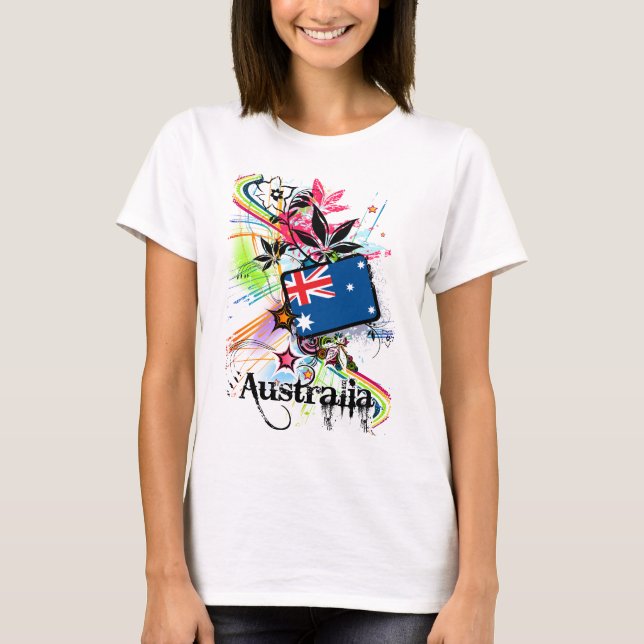 Camiseta Flor Australia (Anverso)