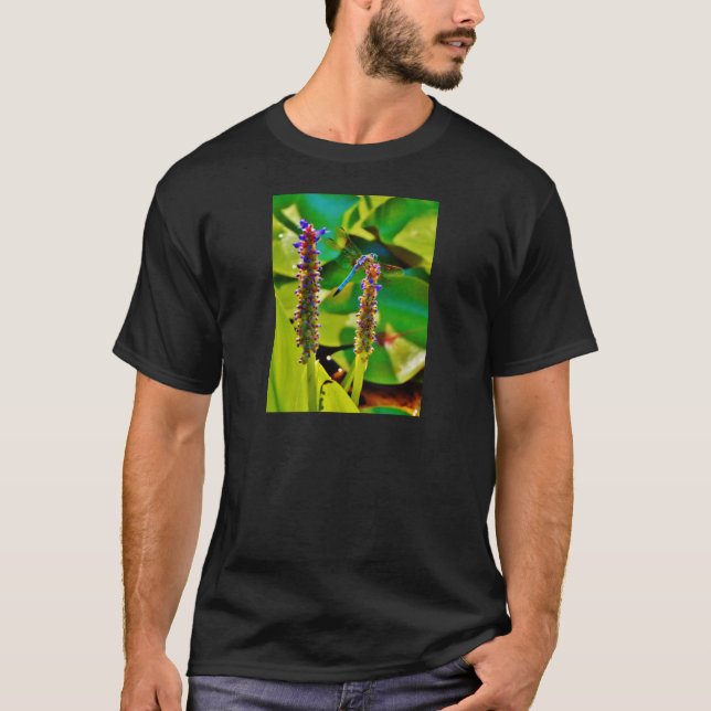 Camiseta Flor azul (Anverso)