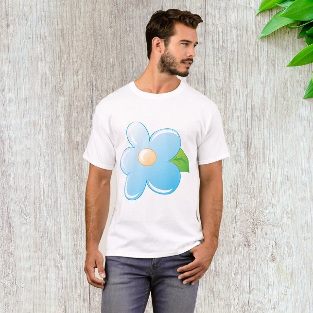 Camiseta Flor azul (Subido por el creador)