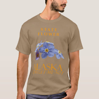 Camiseta Flor azul del territorio de Alaska OlvídenmeNoWild