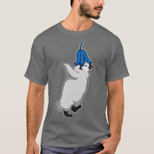 Camiseta Flor azul pingüino